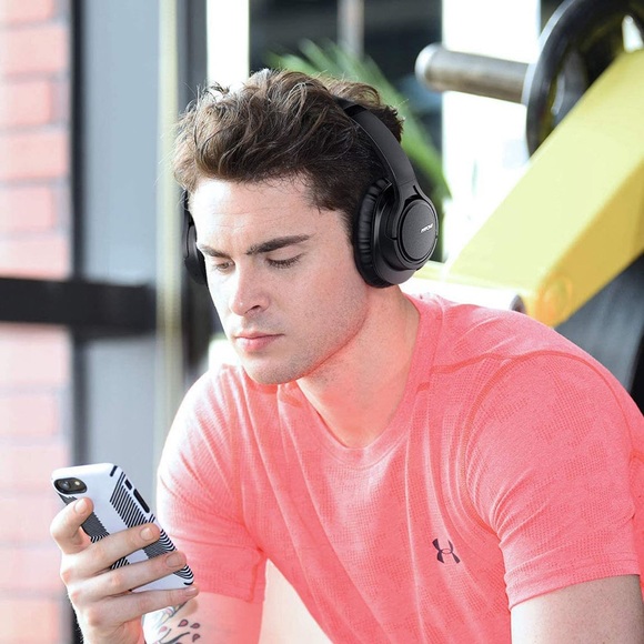 Mpow H7 Bluetooth Headphones Black (P) - Picture 3 of 10